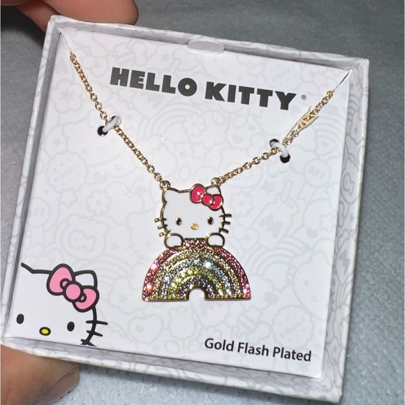 Hello Kitty Sanrio - Rainbow crystal necklace for women new - Picture 5 of 5